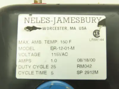Jamesbury ER-12-01-M 3" Grooved Butterfly Valve Electric Actuator 120V