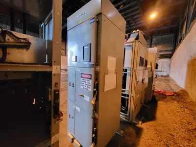 4160 Volts, Series 81000 One-Column Motor Control Center (MCC) Section