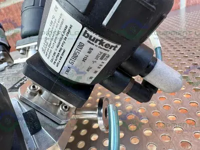 USED LOT OF 8 - BURKERT 2031 A 8.0 00 00 0000 9-WAY PNEUMATIC SOLENOID VALVE