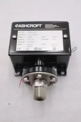 ASHCROFT B420S XFMFS PRESSURE SWITCH 1000 PSI 15A 125/250VAC - STOCK GF109A
