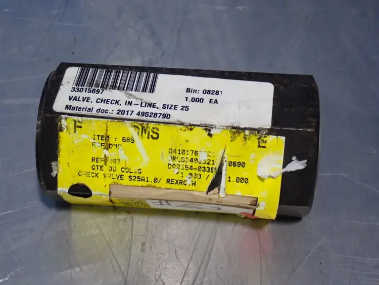 Used BOSCH REXROTH S25A1.0/ Valves/Fittings | HGR 24 #732578