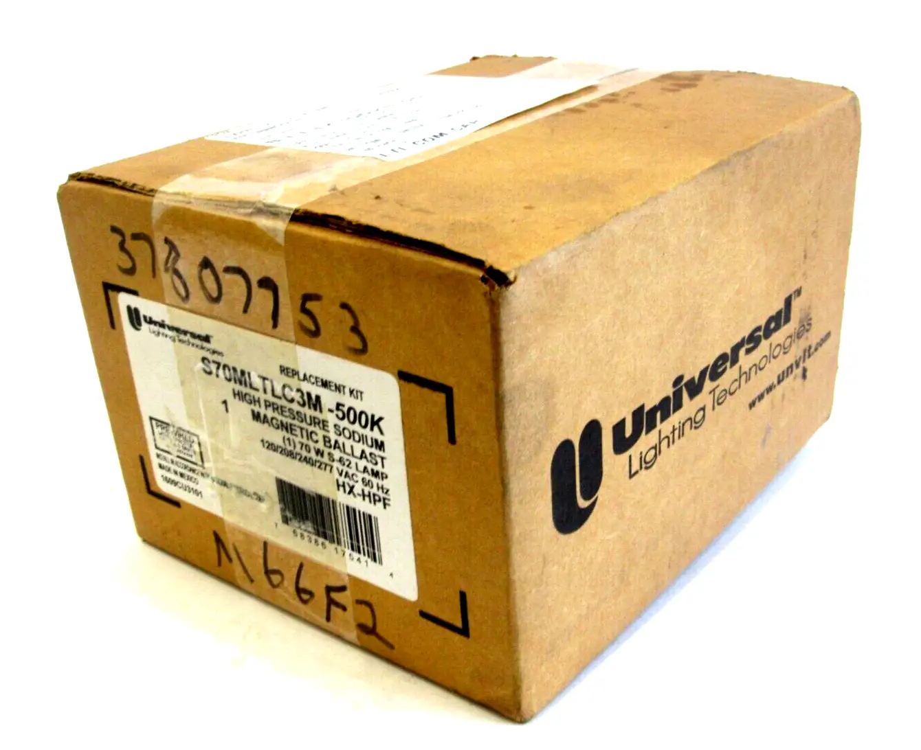 NEW UNIVERSAL LIGHTING TECH. S70MLTLC3M-500K MAGNETIC BALLAST S70MLTLC3M500K