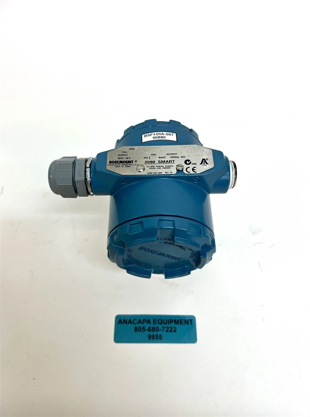 Rosemount 2090 Smart FG2S2DE104 Pressure Transmitter (9955)M