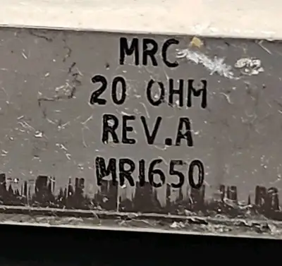 USED MRC MR1650