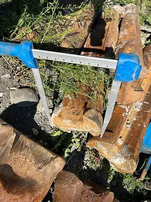 Used AFTERMARKET 9-3/4" LARGE DIAMETER CABLE TOOL SPUDDER POUNDER CHISEL BIT Tool Bits Pennsylvania US | East West Machinery & Drilling #1417488