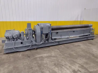 10' X 1/4" WEBB MODEL #6L INITIAL PINCH 3 ROLL PLATE ROLL: STOCK #18988