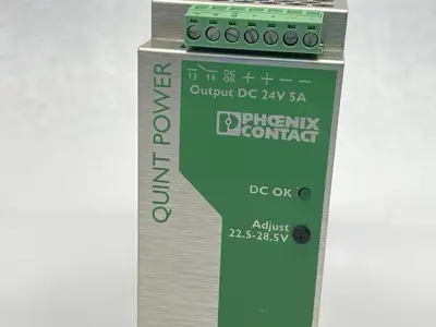 Used Phoenix Contact Power Supply Unit 5A 24VDC 2938581 DIN Rail Power Supplies Michigan US | Maverick Industrial Sales #1392449