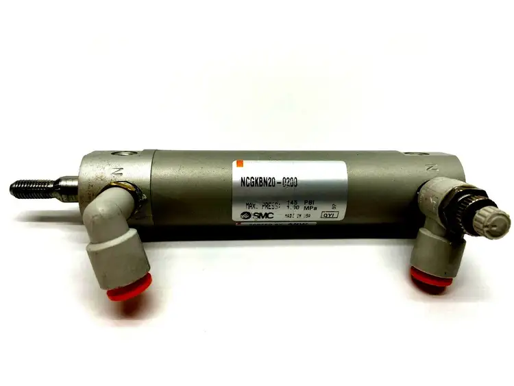 Used SMC PNEUMATIC CYLINDER 3/4" BORE 145 PSI MAX Pneumatic Cylinders | Maverick Industrial Sales #1109430