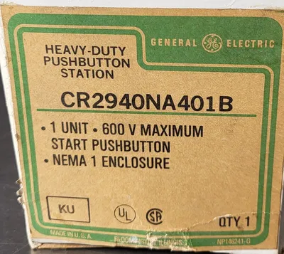 GE CR2940NA401B Pushbutton Station. Loc4C22