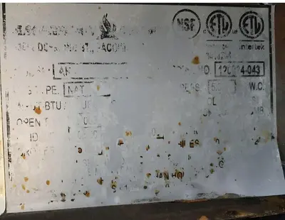 24" 4 BURNER RANGE WITH OVEN