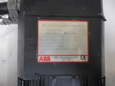 ABB 8M42309169 3 Phase AC PM Synchronous Servo Motor Used