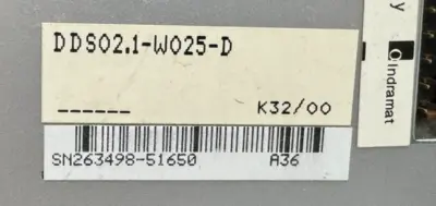 INDRAMAT DDS02.1-W025-D SERVO CONTROLLER DAE1.1 DSM2.1 REFURBISHED