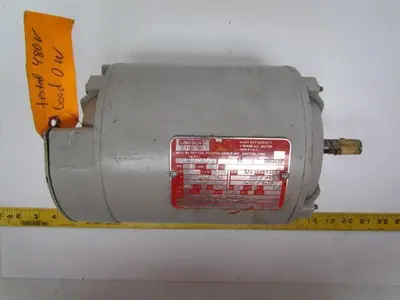 Lincoln Elec. 2J8227 Electric Motor 3/4HP 1750 RPM 220-460V