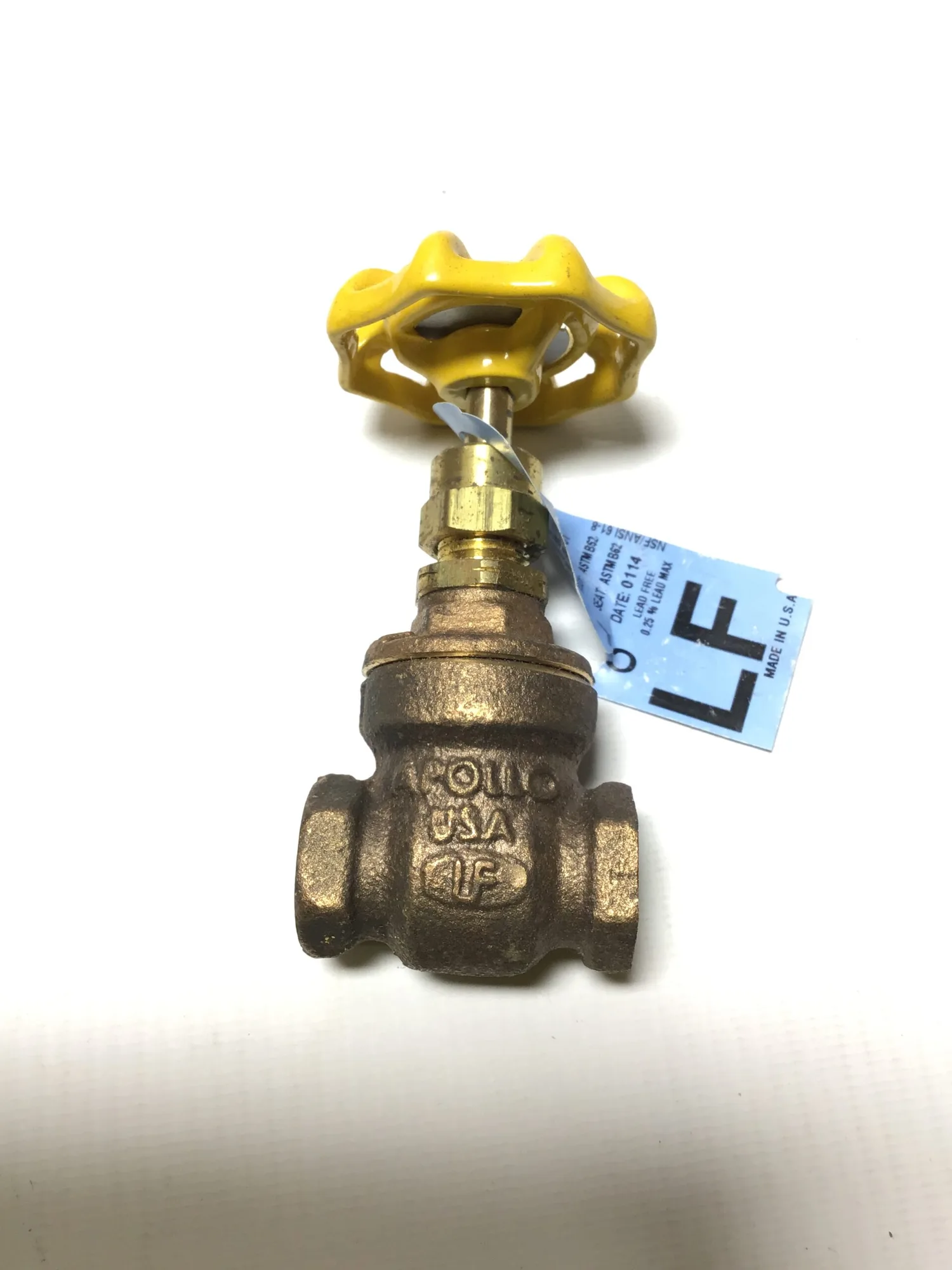 Apollo 102T38LF 30LF-032-01 Bronze Gate Valve 3/8″ NPT Class 125 670750687242