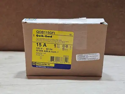 NEW SQUARE D QOB115GFI