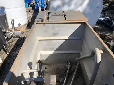 CIP, 2-Tank, 350 Gallon, S/st, Rectangular,, #S731534