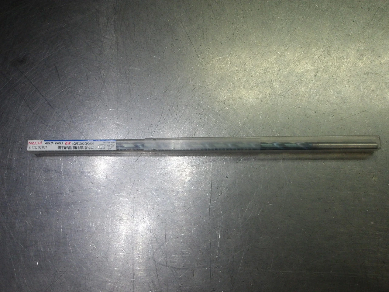 Nachi 6.7mm Coolant Thru Carbide Drill 7mm Sank AQDEXOH 6.7 30D (LOC2556)