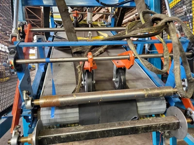 Intralox Feed Conveyor for Rubber Extruder