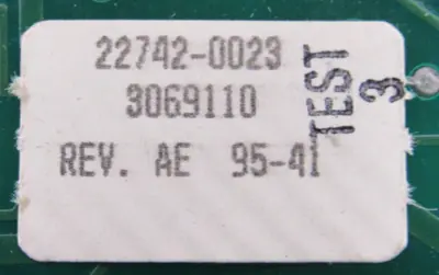 USED WEIGH-TRONIX 22742-0023 CIRCUIT BOARD 227420023