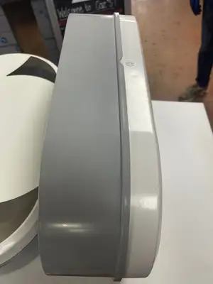 Used Sanis Used Sanis Traditional Double Roll Toilet Paper Dispenser Without Key - Coz Janitorial Equipment Illinois US | Falcon Restaurant Supply #1375310