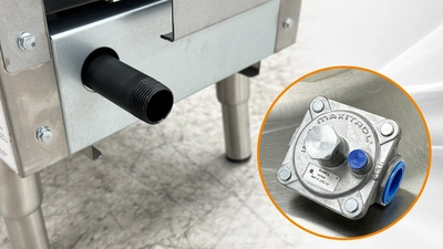 171-0462 12" Single Burner Natural Gas Heavy Duty Griddle