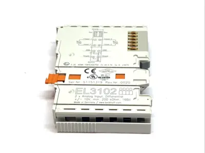 USED BECKHOFF ETHERCAT 2‑CHANNEL ANALOG INPUT ±10V 16‑BIT TERMINAL