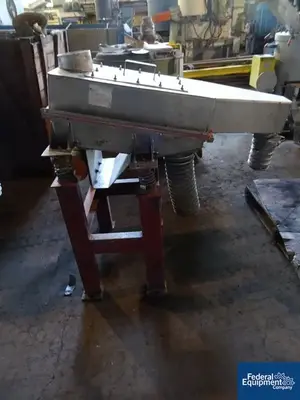 USED Martin Engineering 16" x 28" MARTIN ENGINEERING VIBRO SCREENER, SS, SINGLE DECK