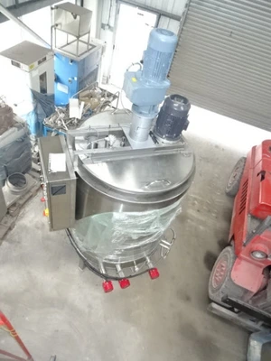 1,100L S/S Electrically Heated Jacketed Cooker Tank