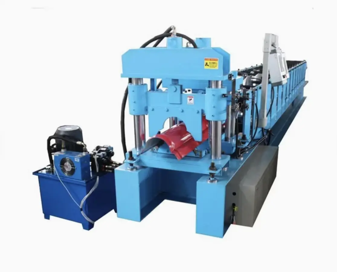 Roof Ridge Cap Roll Forming Machine in Ghana