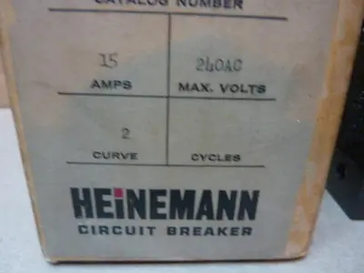 NEW HEINEMANN CF3-G3-DU