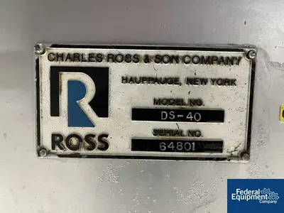 USED Ross Ross Discharge Press, Model DS-40