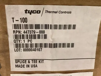 New | in-Stock TYCO T-100 Valves/Fittings Ohio US | Surplus Asset Holdings #1233641