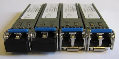 Lot of 4 TXO Systems SFP-GE-L-TX Gigabit 1GE 1000Base-LX Optical Transceiver