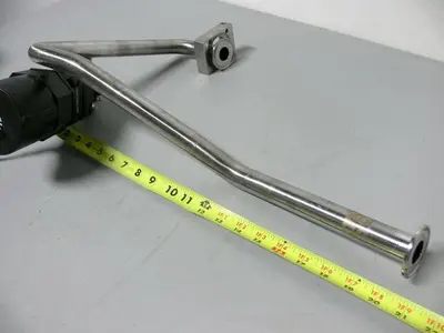 USED ITT PURE-FLO 3/4"-1" 90PSI 3-WAY DIAPHRAGM ACTUATOR W/ WESTLOCK POSITION MONITOR