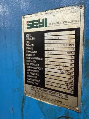 USED SEYI SAG 440