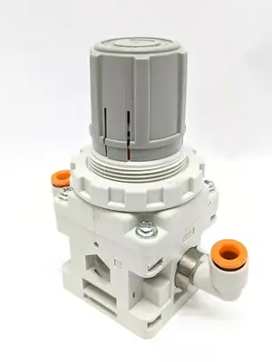 Used SMC Vacuum Regulator -100 To -1.3kPa Air Pressure Regulators Michigan US | Maverick Industrial Sales #1453114