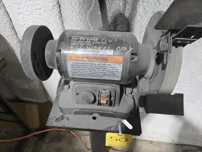 Ironton 8" Bench Grinder on Pedastal