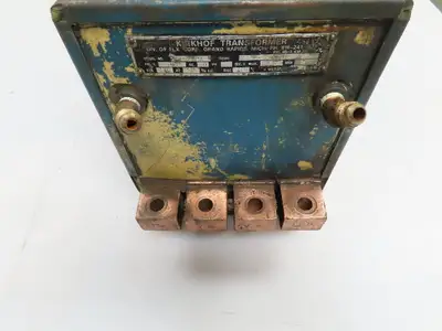 Kirkhof 4-V-60 110 KVA 440 VAC 1 Phase Welding Resistance Weld Transformer
