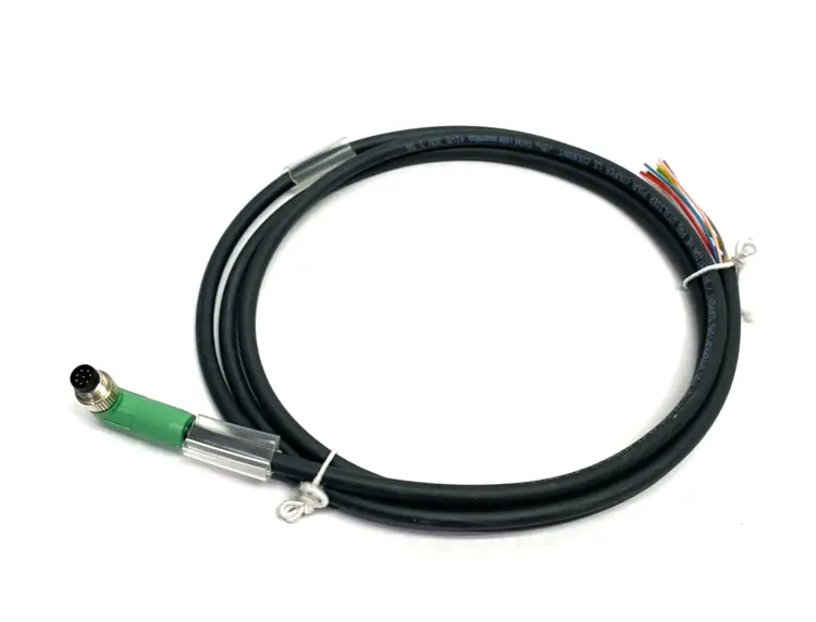 Used PHOENIX CONTACT SINGLE ENDED CORDSET M8 8-PIN Cable & Wire | Maverick Industrial Sales #1113639