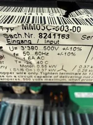 Sew Eurodrive MM05C-503-00 Movimot Control (3.2.3)