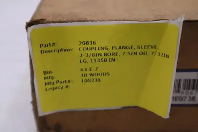 NEW TB WOODS - 10S238 SF Flange STOCK 4908CC
