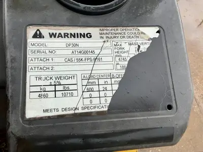Used 2015 CAT DP30N Internal Combustion Forklifts: Pneumatic Tire Texas US | TB Forklifts #1274913