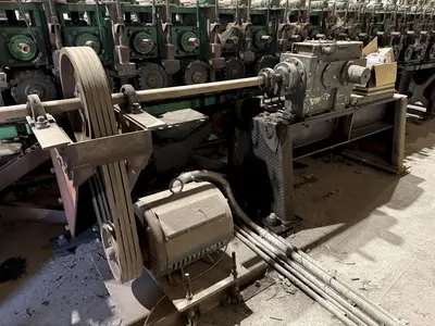 36" HI-RIB (7.2 TYPE) PANEL RAFTED ROLLFORMER LINE;  INCLUDES UNCOILER, ROLLFORMER & FLYING CUTOFF SHEAR: YOBRO #24156