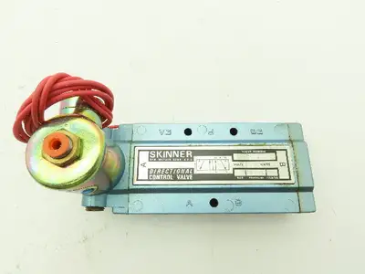 Skinner S3R0AGLX Directional Control Valve 5-Way 2 Pos 120V Solenoid 150 PSI