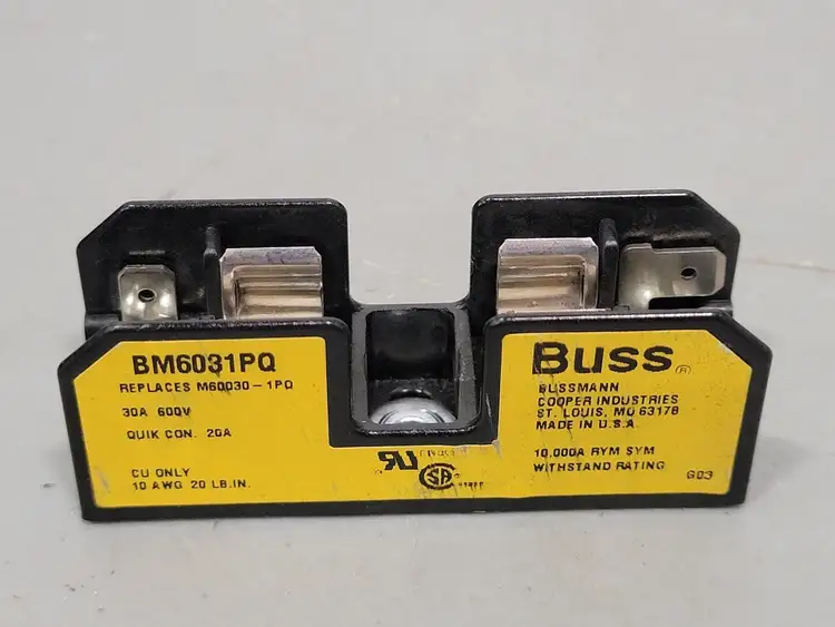 Used BUSSMANN BM6031PQ Misc Electrical & Power Parts British Columbia CA | Lenmark #249959
