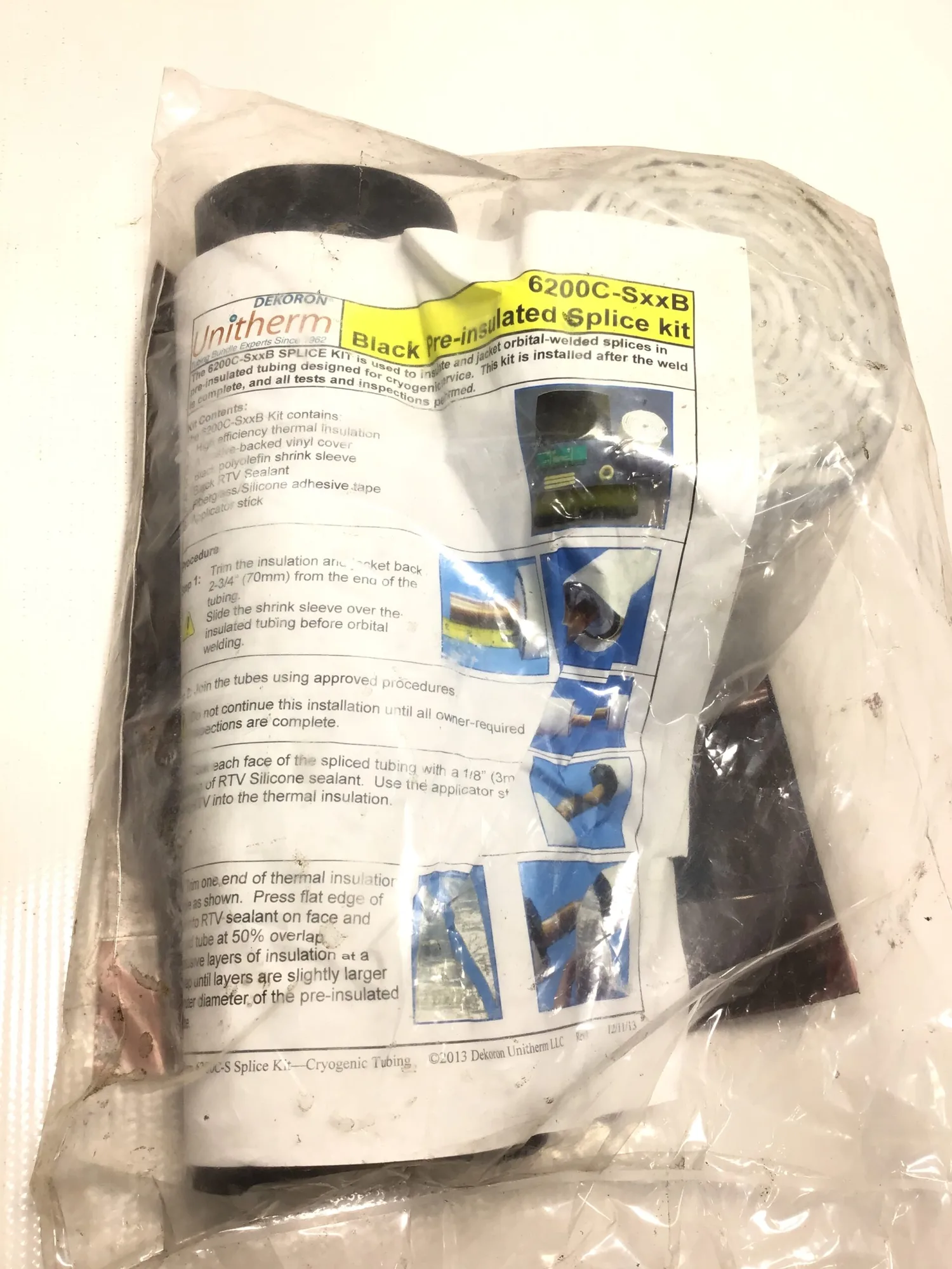 Dekoron Unitherm 6200C-SxxB Black Pre-Insulated Splice Kit