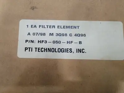 NEW PTI TECHNOLOGIES INC. HF3-050-HF-B