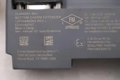 EMERSON KL4503X1-BA1/ 12P5446X062 REV L STOCK 1831B