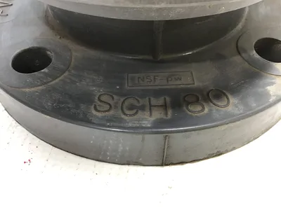 Hayward PVC Ball Check Valve 3″ Flanged Flow SCH 80
