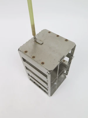 USED Stainless Cryogenic Freezer Inventory Rack